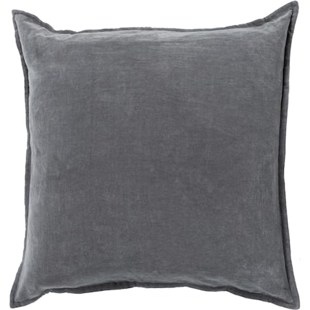 22" x 22" Cotton Velvet Pillow