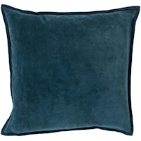 22" x 22" Cotton Velvet Pillow
