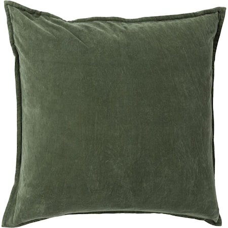 20" x 20" Cotton Velvet Pillow