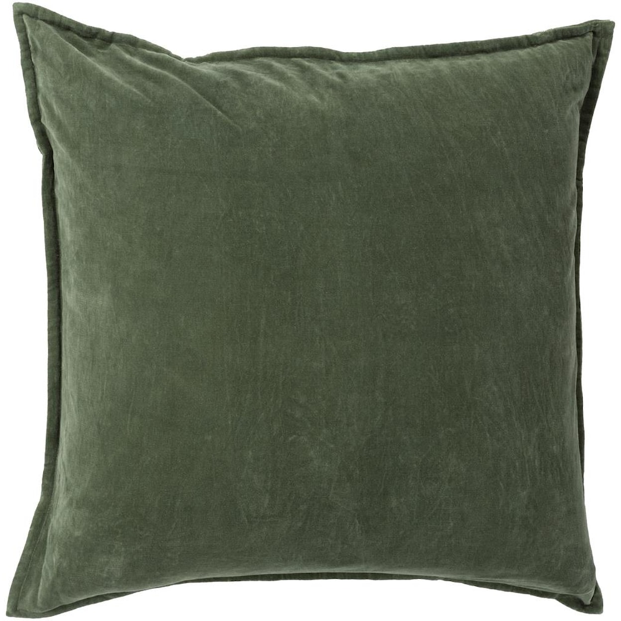 Surya Pillows 22" x 22" Cotton Velvet Pillow
