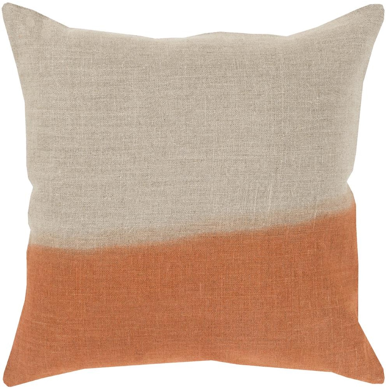 Surya Pillows 22" x 22" Dip Dyed Pillow