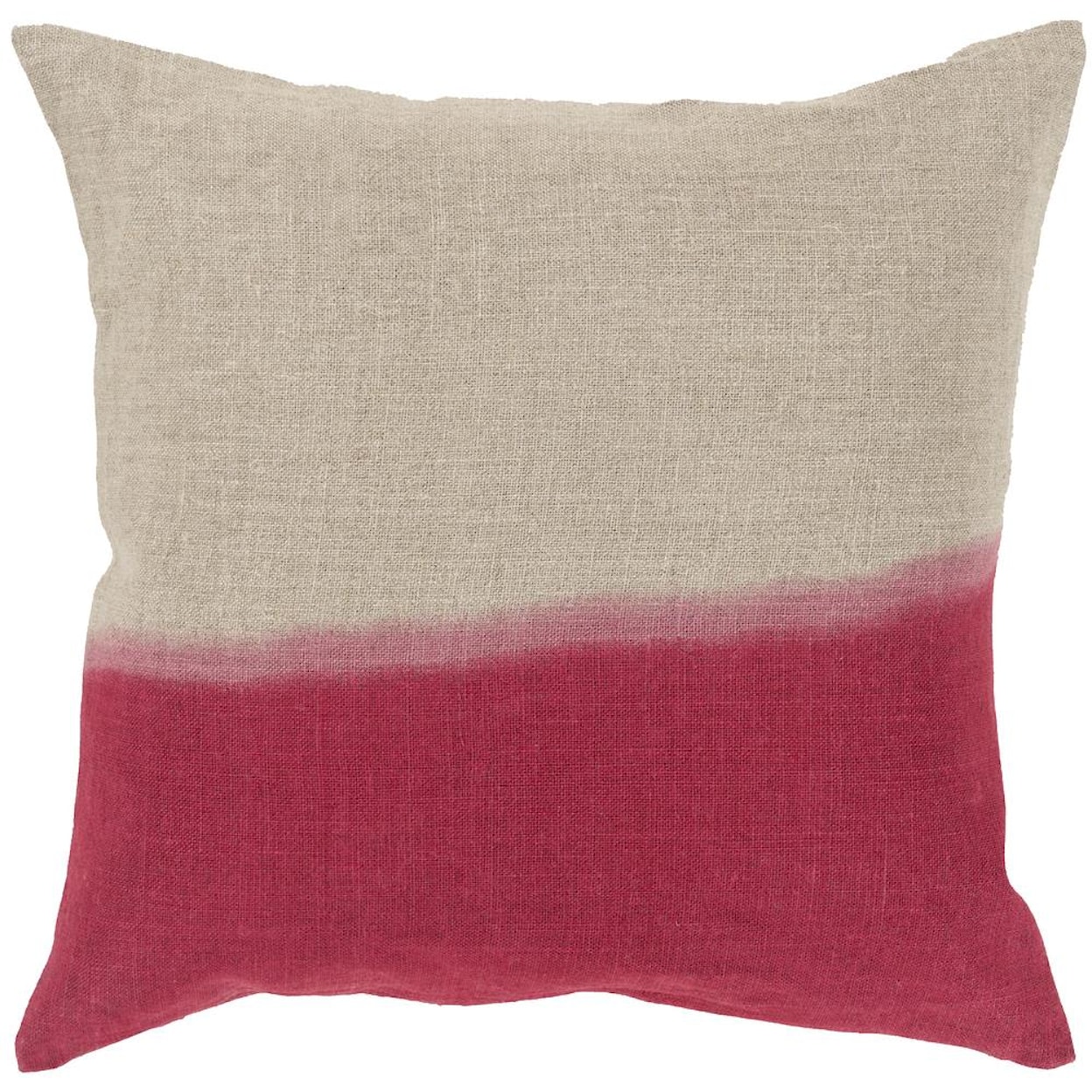 Surya Pillows 22" x 22" Dip Dyed Pillow