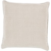 22" x 22" Linen Piped Pillow