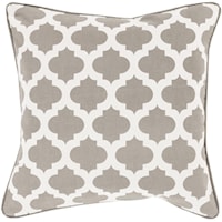 20" x 20" Morrocan Printed Lattice Pillow