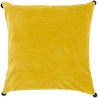 20" x 20" Velvet Poms Pillow