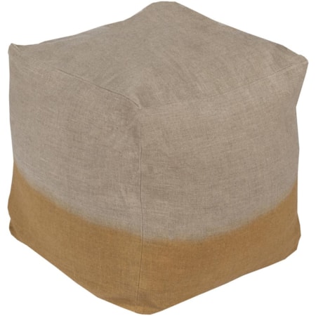 18" x 18" x 18" Dip Dyed Pouf