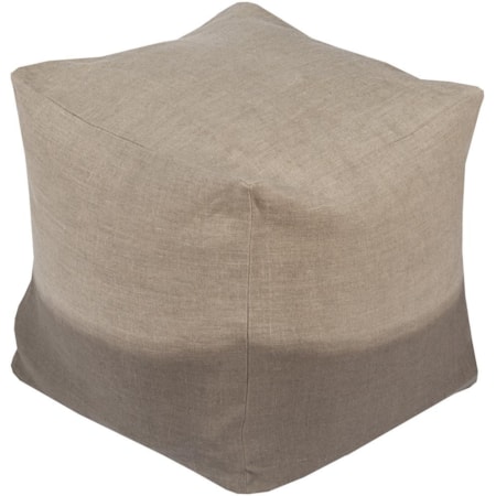 18" x 18" x 18" Dip Dyed Pouf