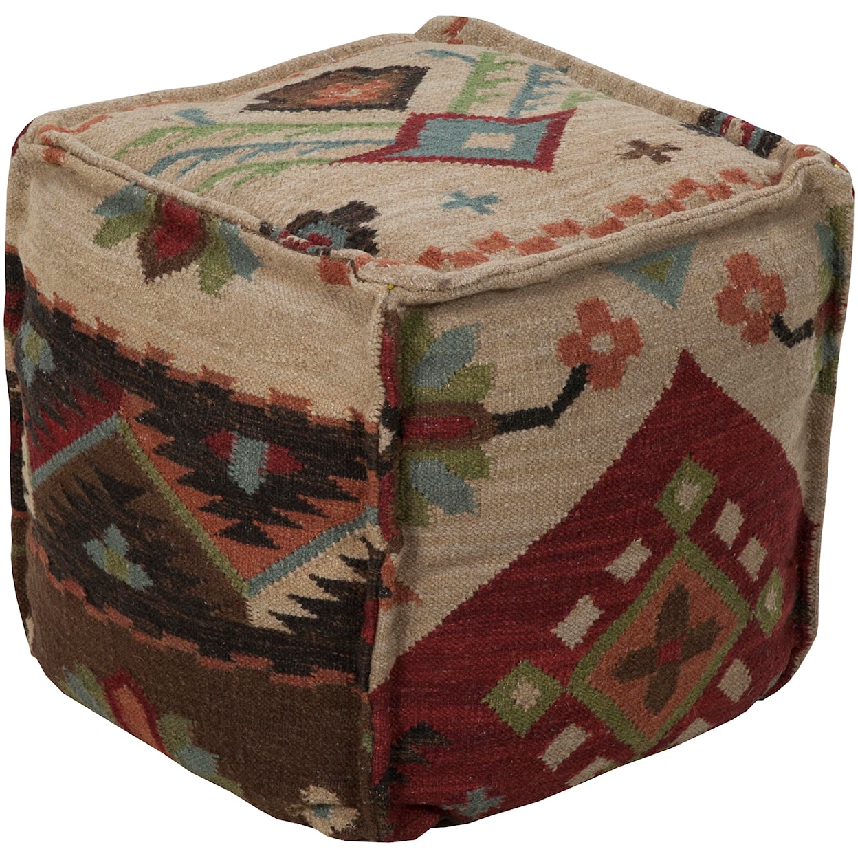 Surya Poufs 18"x18"x18" Pouf