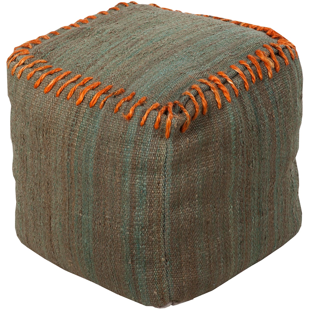 Surya Poufs 18" x 18" x 18" Pouf