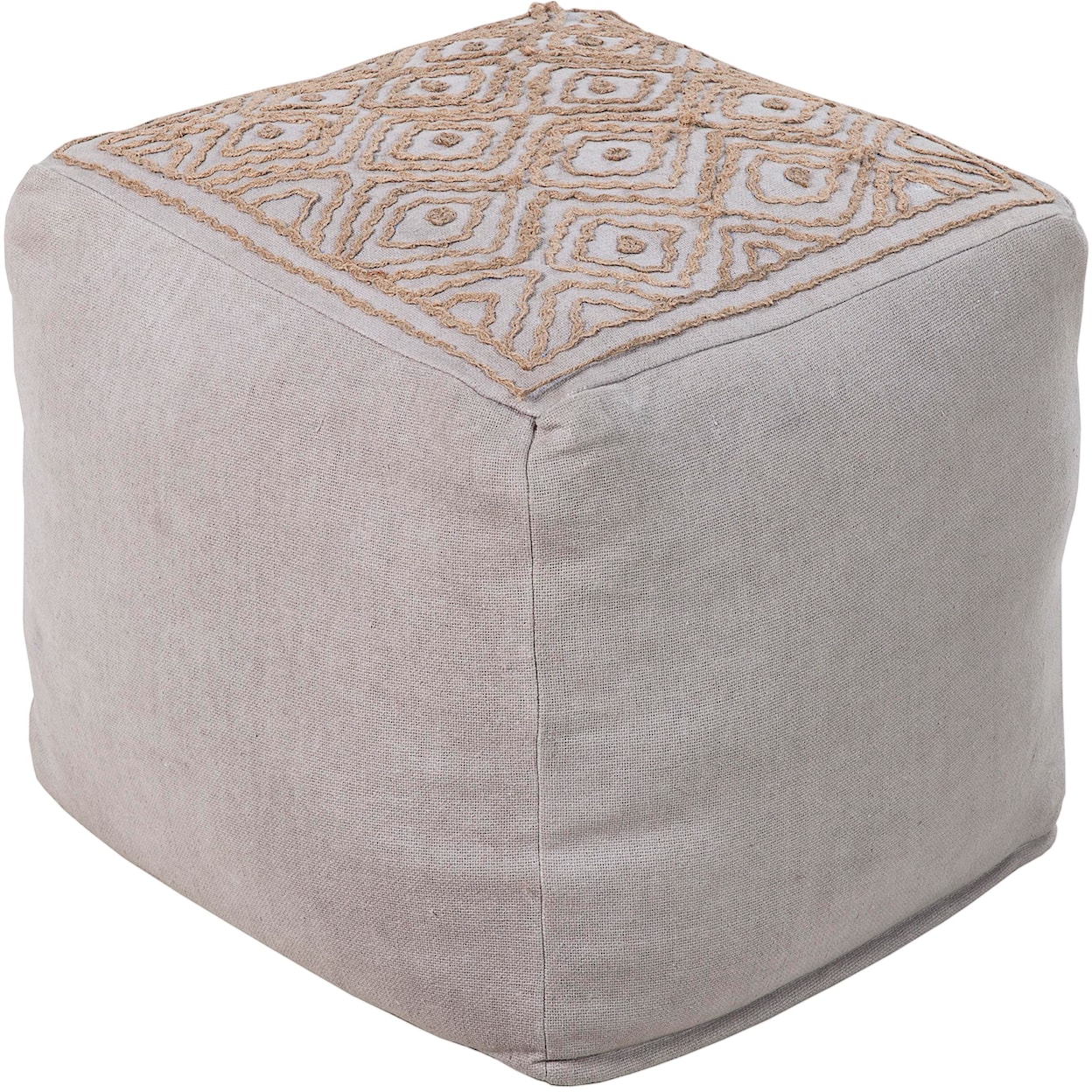 Surya Poufs 18" x 18" x 18" Pouf