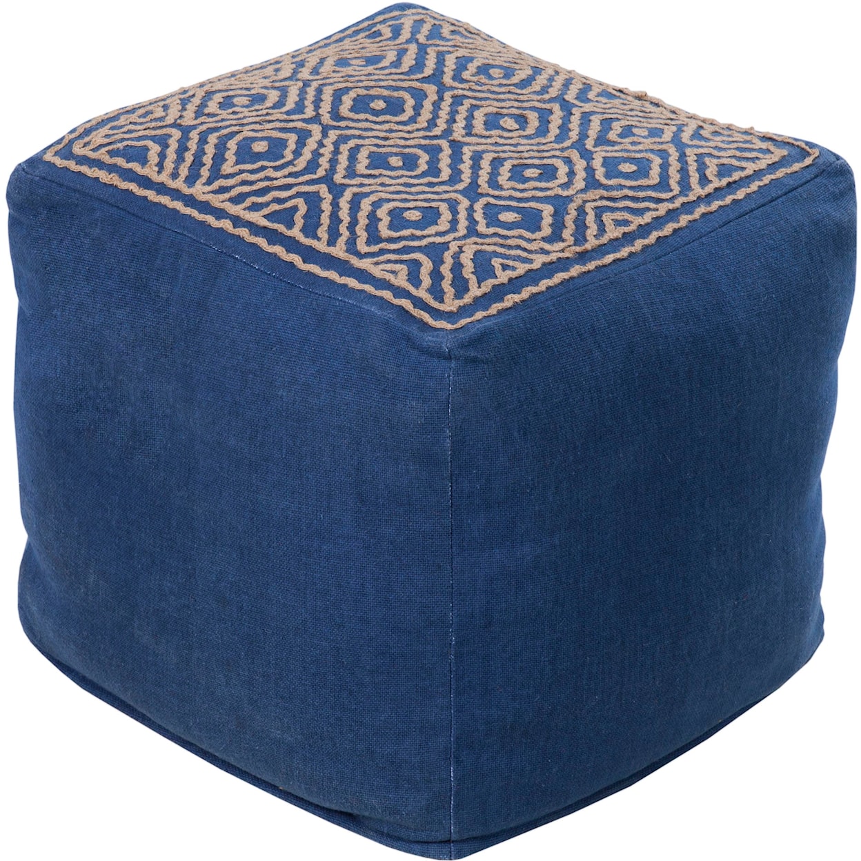 Surya Poufs 18" x 18" x 18" Pouf