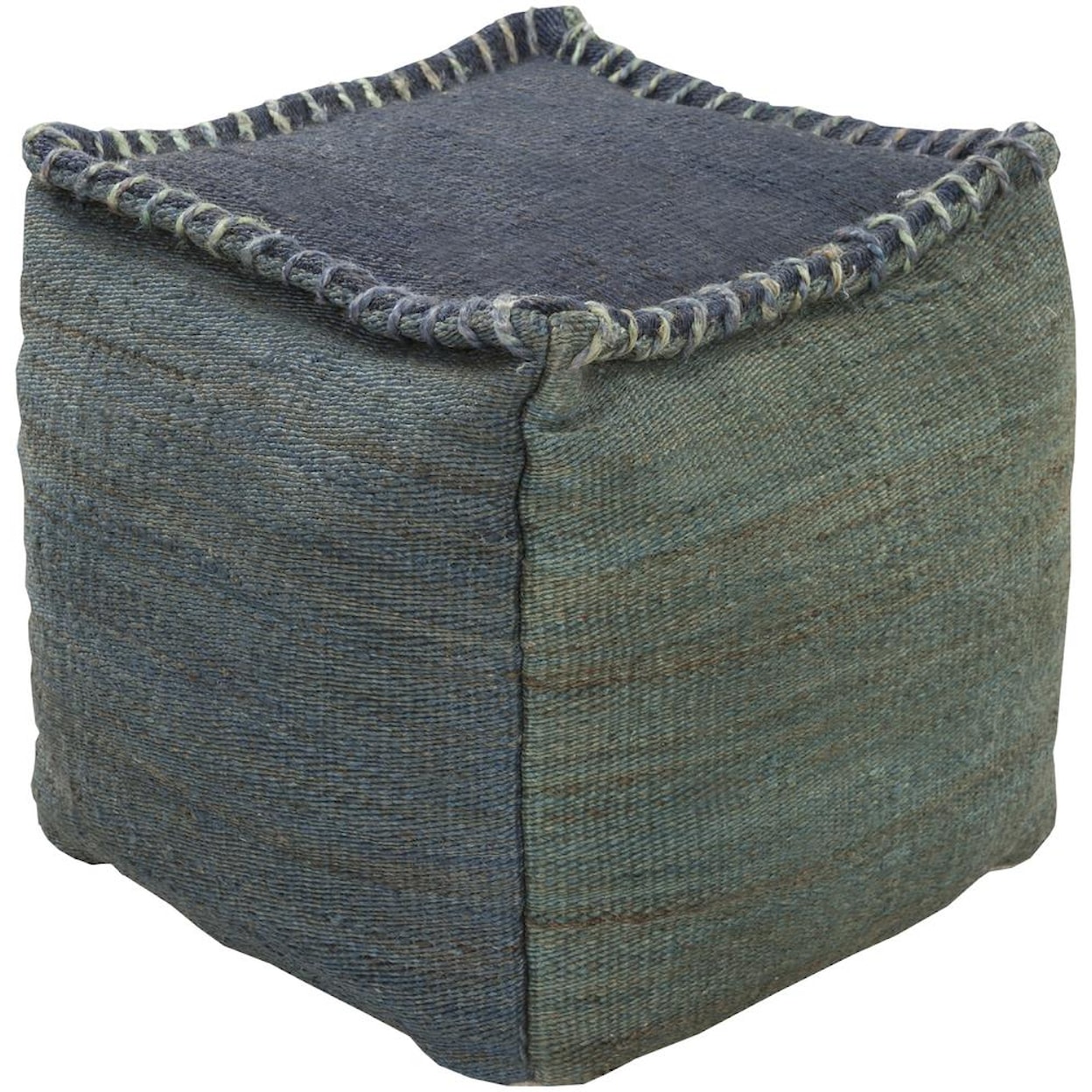 Surya Poufs 18" x 18" x 18" Pouf