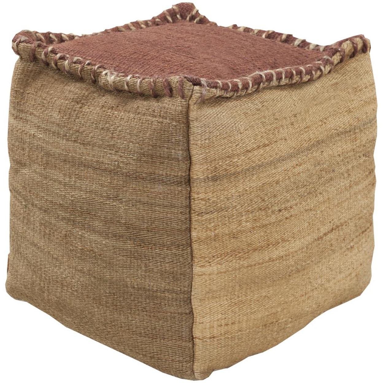 Surya Poufs 18" x 18" x 18" Pouf