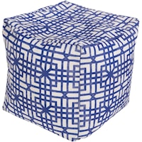 Lattice Marine Outdoor Pouf