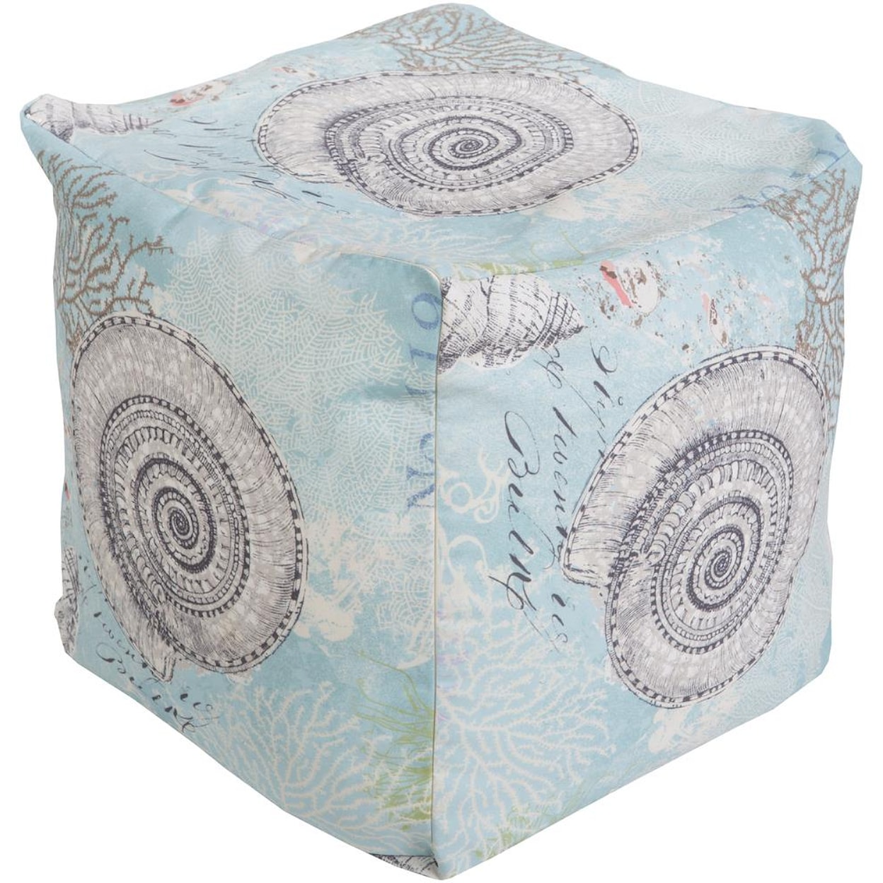 Surya Poufs 18" x 18" x 18" Pouf