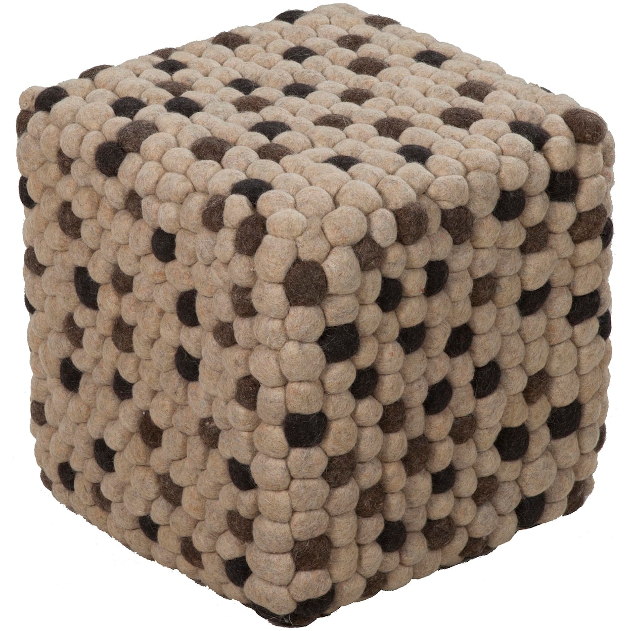 Surya Poufs 18"x18"x18" Pouf