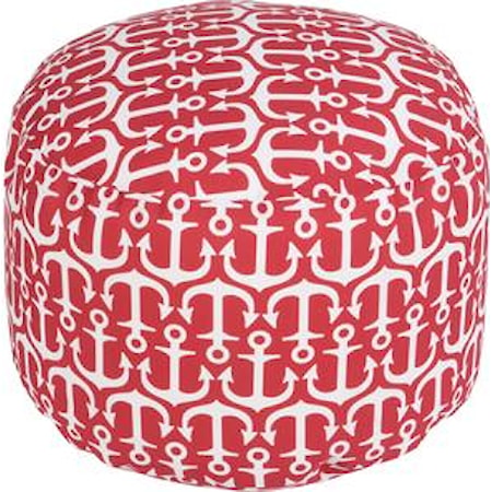 20&quot; x 13&quot; Round Pouf