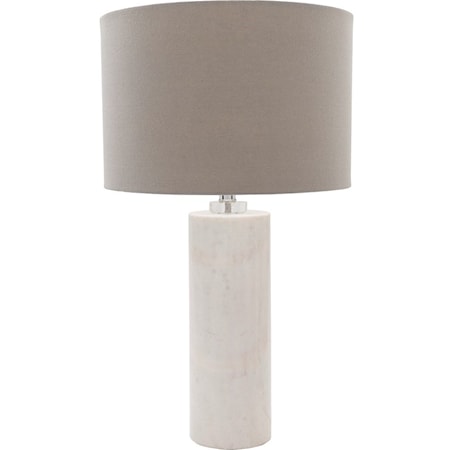 Natural Finish Glam Table Lamp