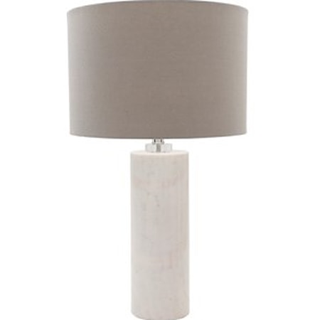 Natural Finish Glam Table Lamp
