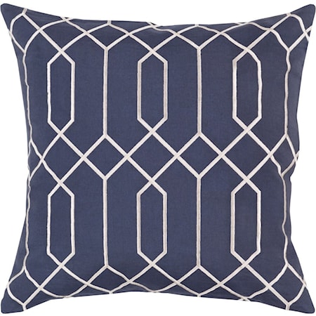 22 x 22 x 5 Polyester Throw Pillow