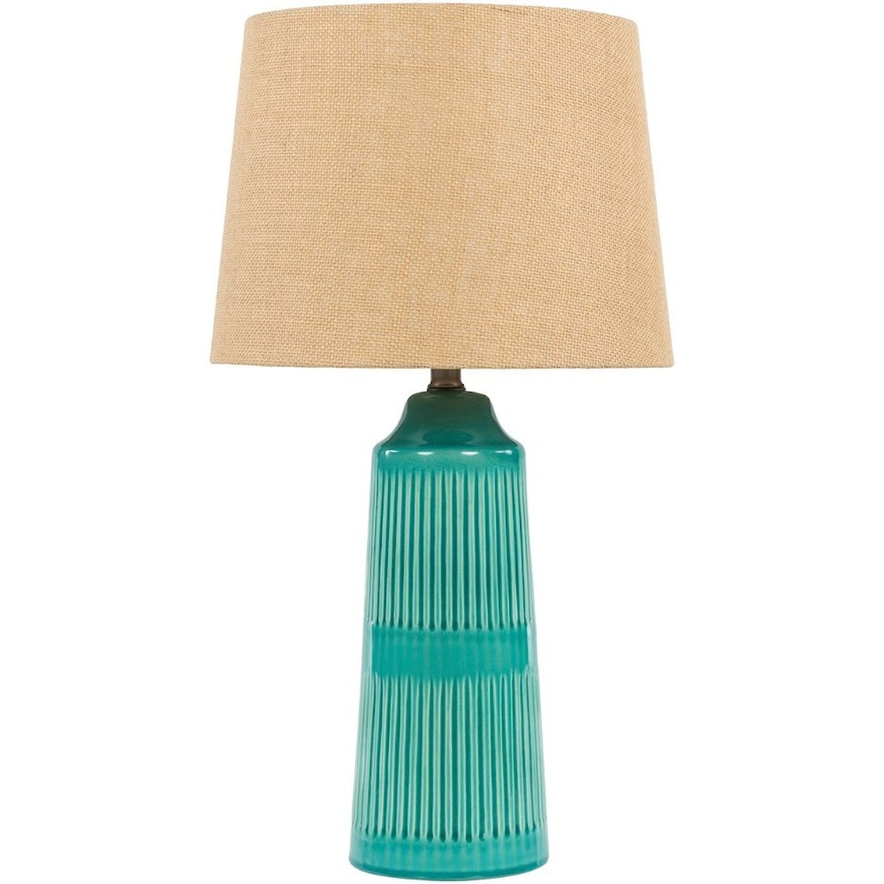 Surya Tellico Blue Coastal Table Lamp