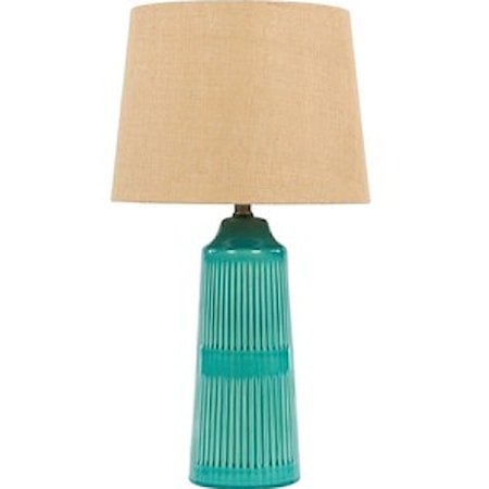 Blue Coastal Table Lamp