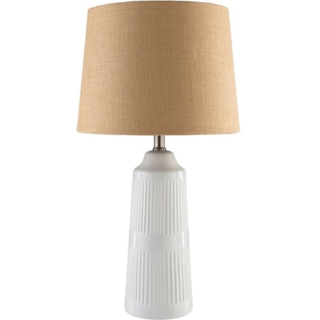 White Coastal Table Lamp