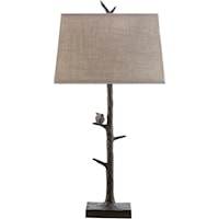Bronze Rustic Table Lamp