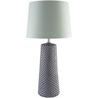 Grey Coastal Table Lamp