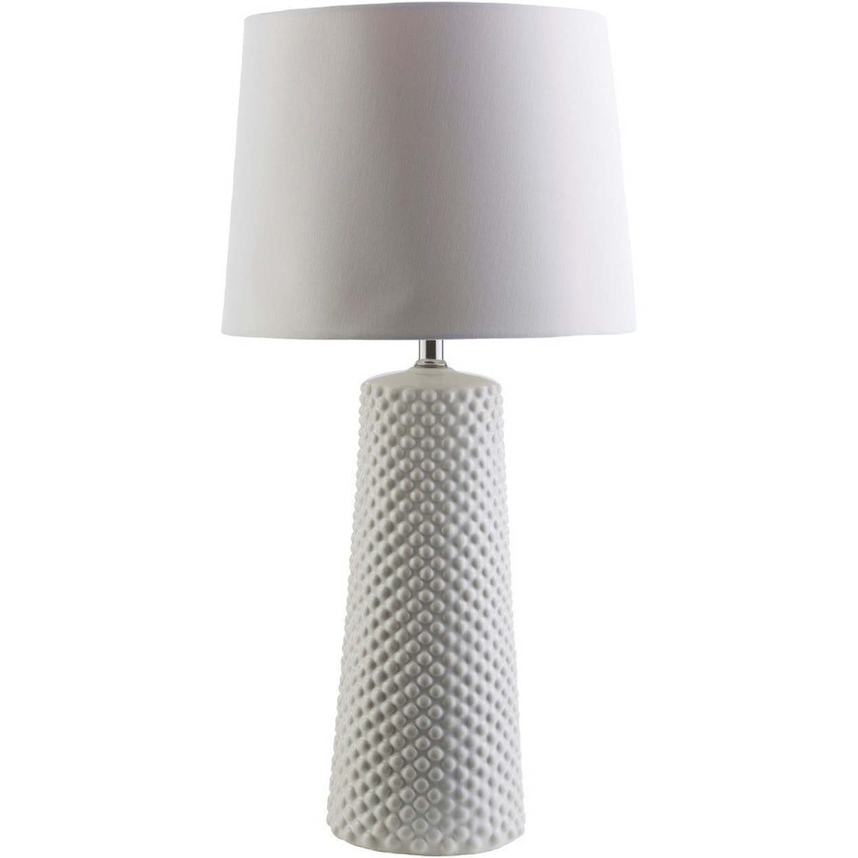 Surya Wesley White Coastal Table Lamp