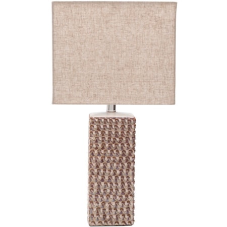 Glazed Contemporary Table Lamp