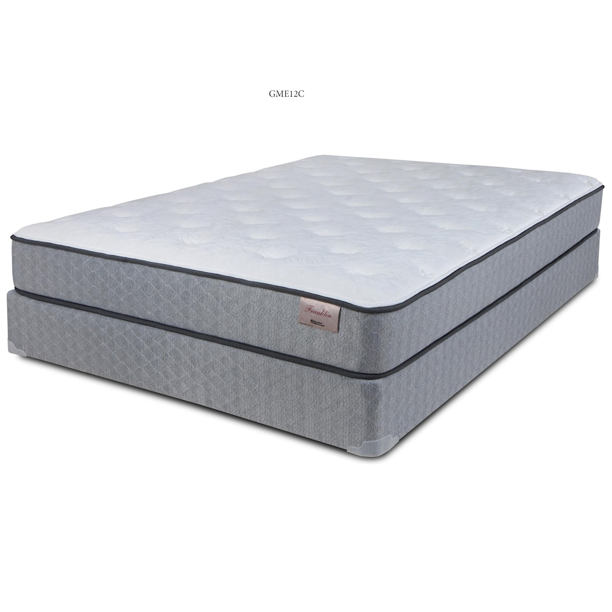 Symbol Mattress SB Franklin Queen Plush Mattress Set