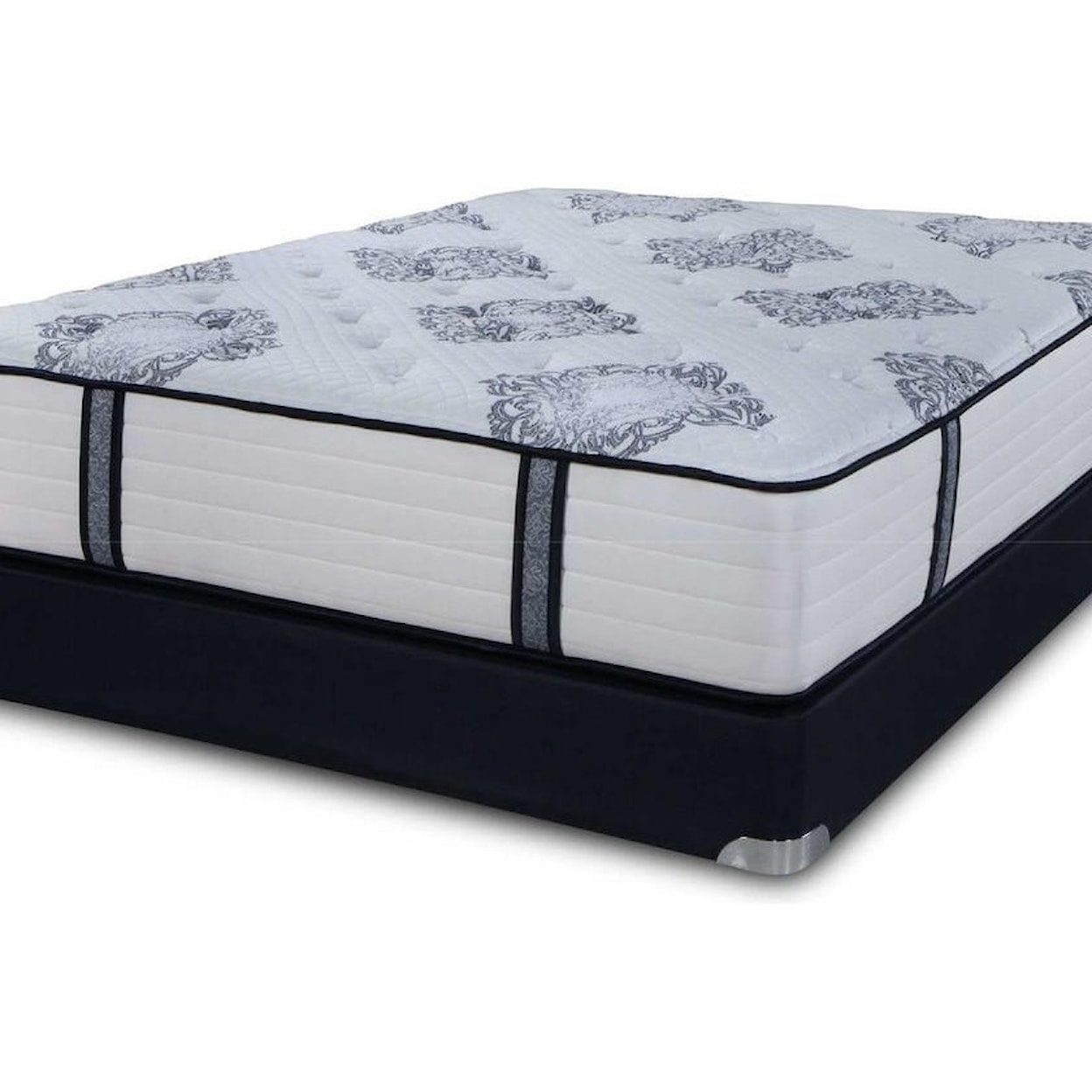 Symbol Mattress The Luxury Signature Firm King Coil on Coil Firm Luxury Mattress Set