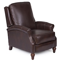 Leather Match 3-Way Push Back Recliner