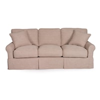 Slipcover Sofa with Sock Arms