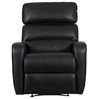 Contemporary Power Recliner with Power Tilt Headrest and USB Charging Port