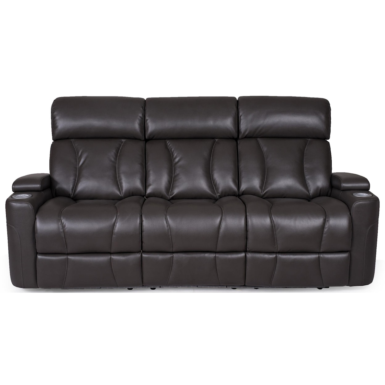 Builtwell 29320 Power Rec. Sofa w/ Pwr Headrest & Drop Table
