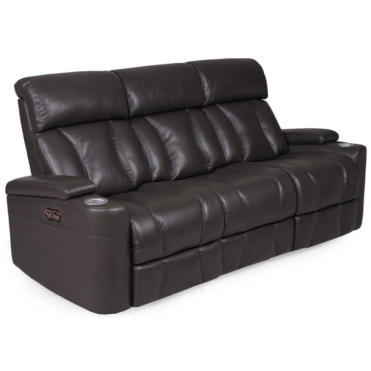 Builtwell 29320 Power Rec. Sofa w/ Pwr Headrest & Drop Table