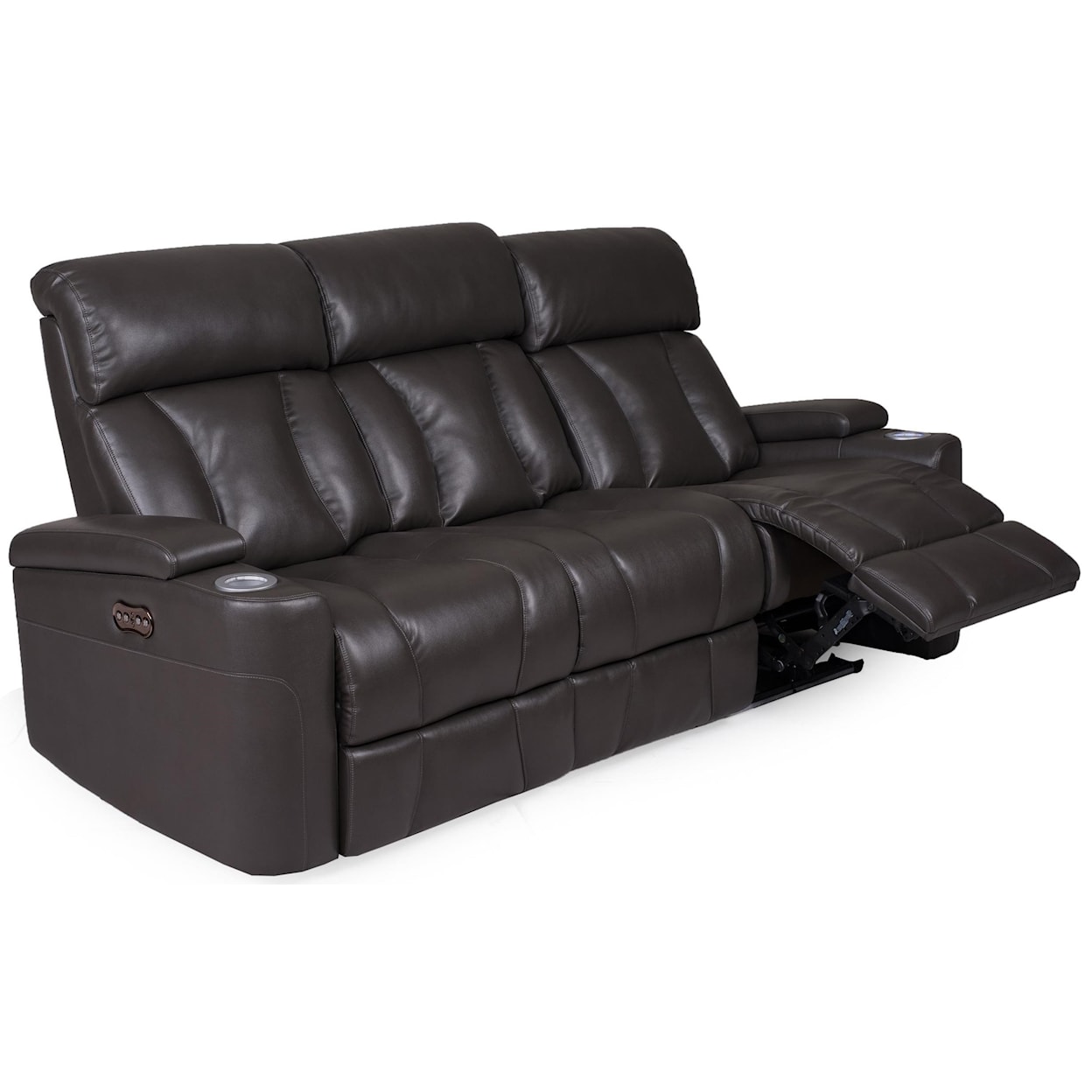 Builtwell 29320 Power Rec. Sofa w/ Pwr Headrest & Drop Table