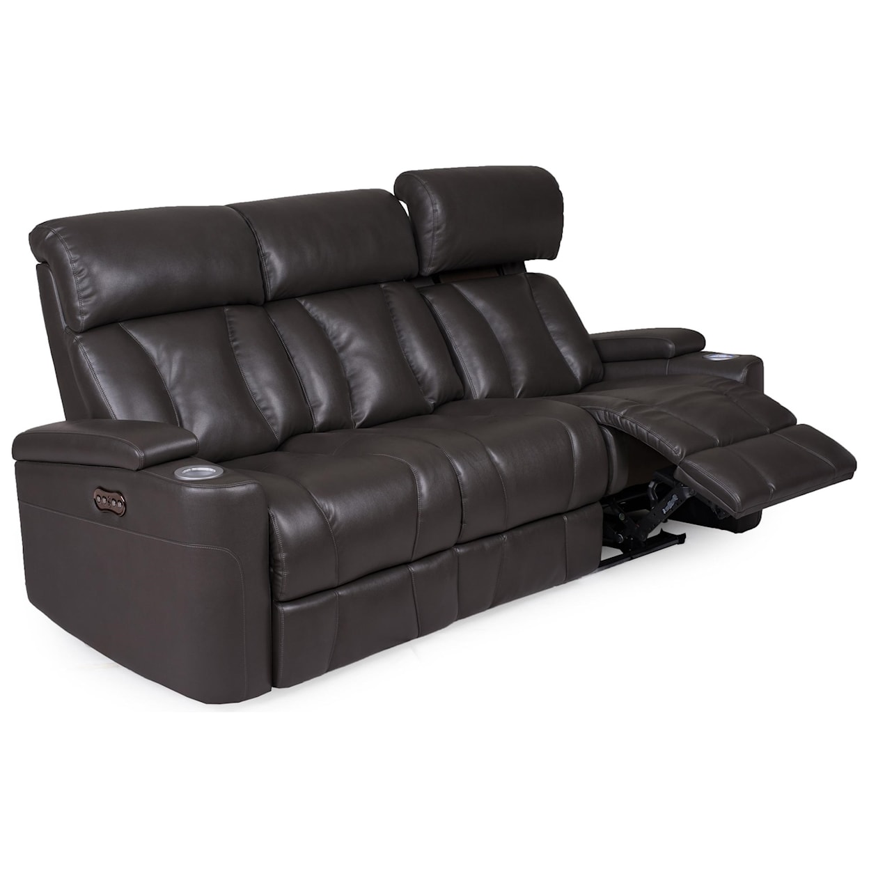 Builtwell 29320 Power Rec. Sofa w/ Pwr Headrest & Drop Table