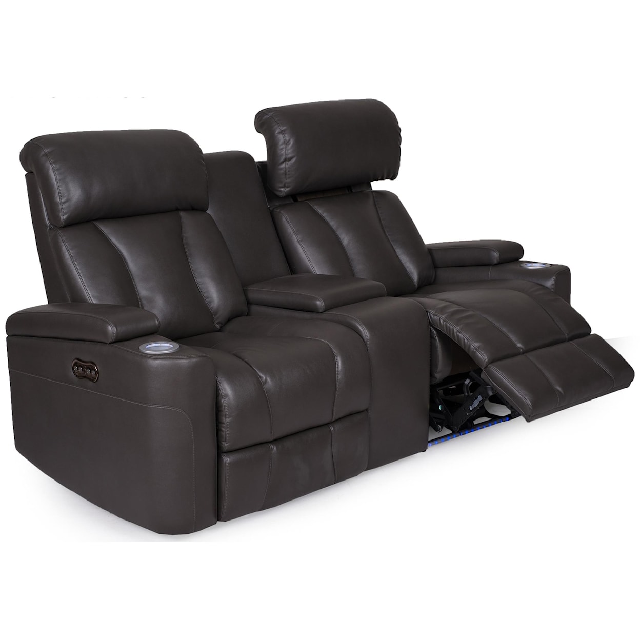 Builtwell 29320 Pwr Rec. Loveseat w/ Pwr Headrest & Console