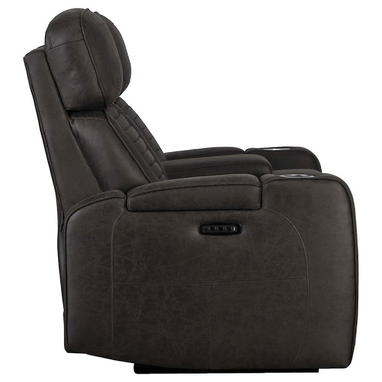 Builtwell 35794 Power Reclining Console Loveseat