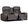 Builtwell 35794 Power Reclining Console Loveseat