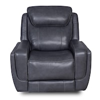 Casual Power Reclining Chair with Power Headrest