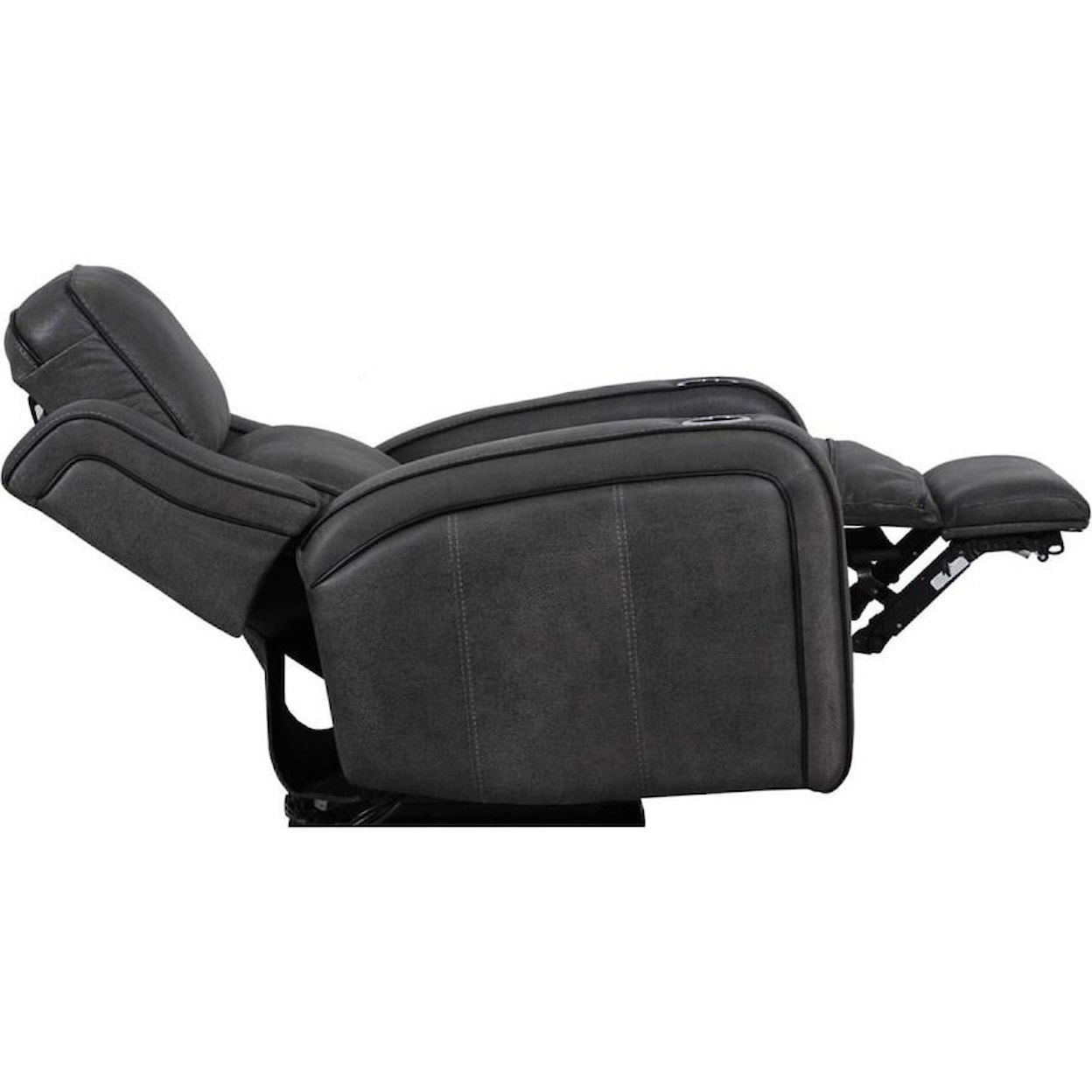 Builtwell 28659 Power Headrest Recliner with LED Lighting