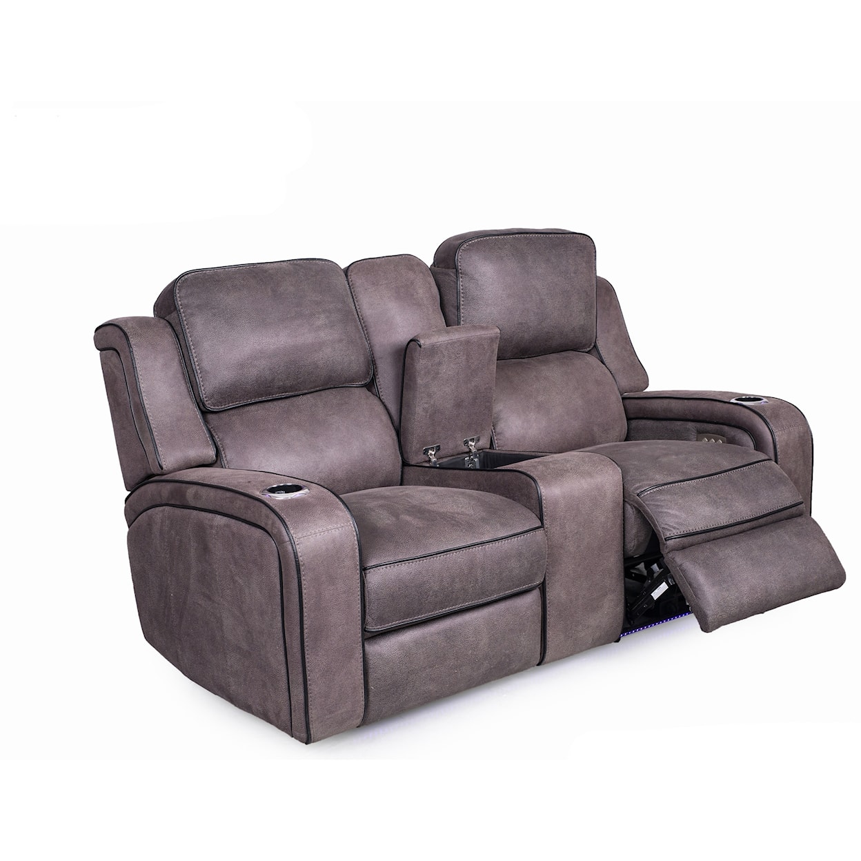 Builtwell 28659 App-Controlled Reclining Loveseat