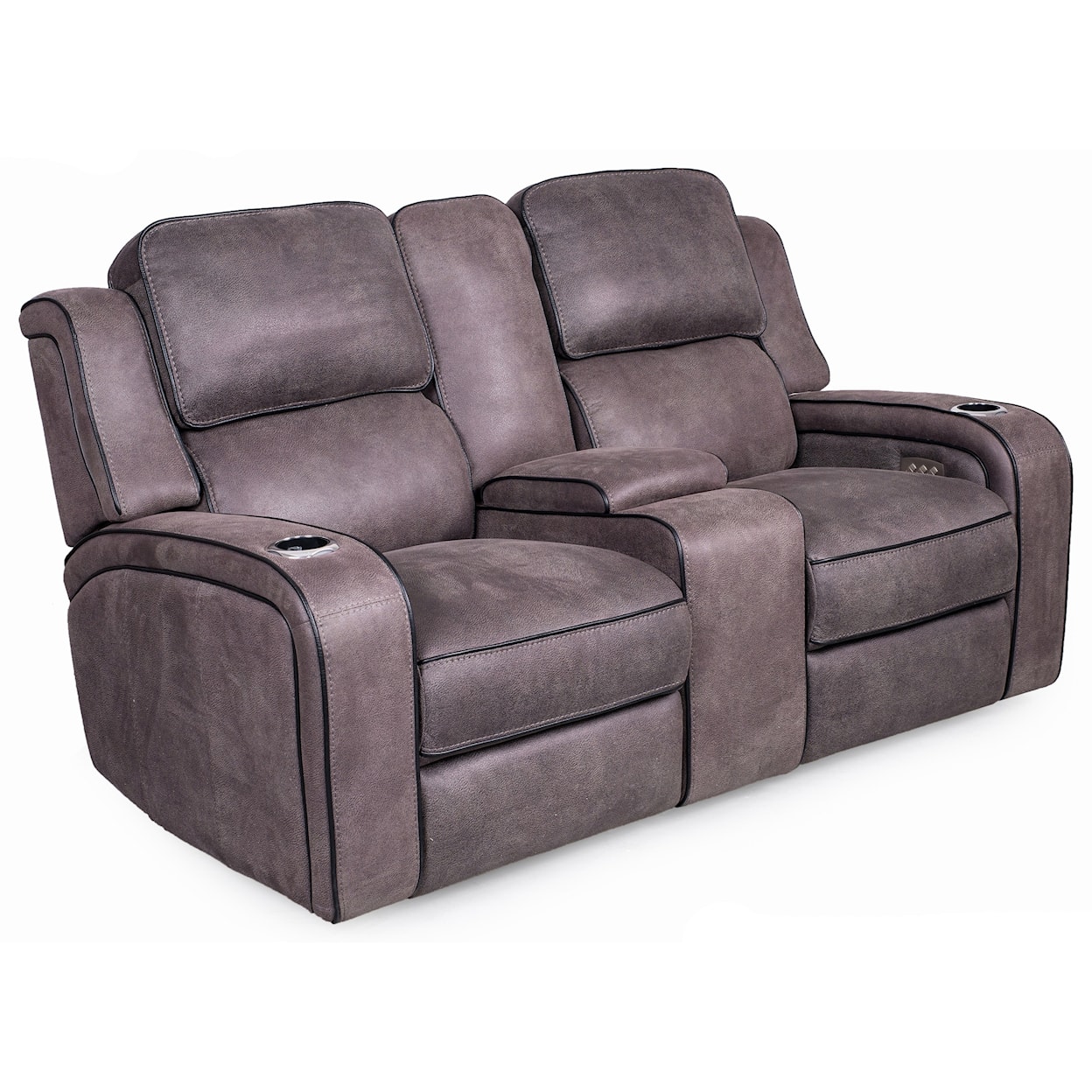 Builtwell 28659 App-Controlled Reclining Loveseat