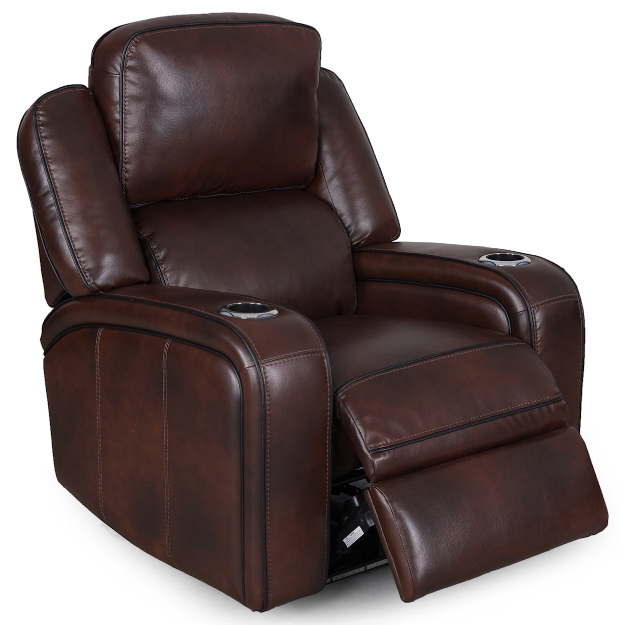 Synergy Home Furnishings Smart Comfort 514 Power Headrest Recliner with LED Lighting