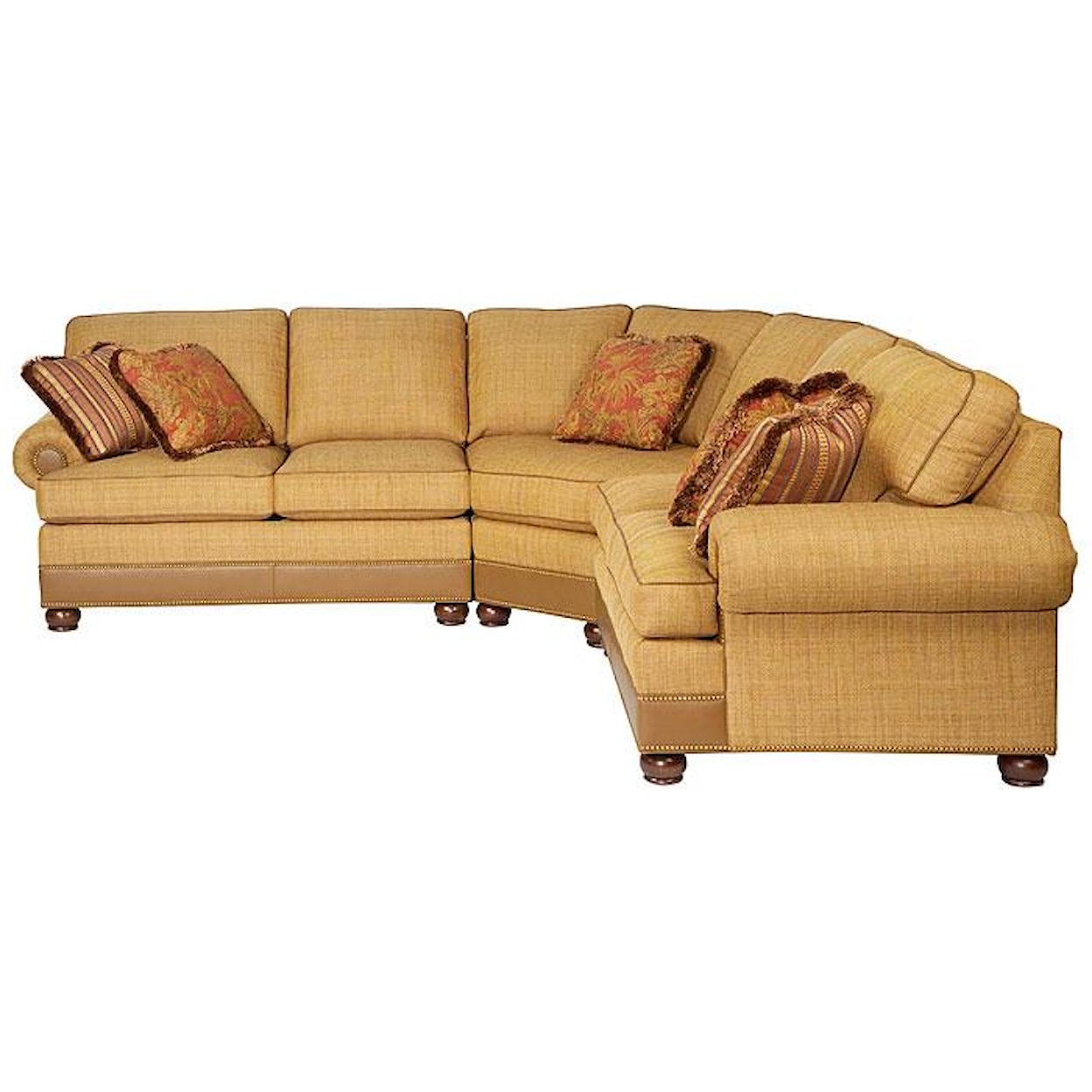 Taylor King Casual Corners Customizable Sectional Sofa