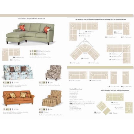 Customizable Arm Chair &amp; Ottoman